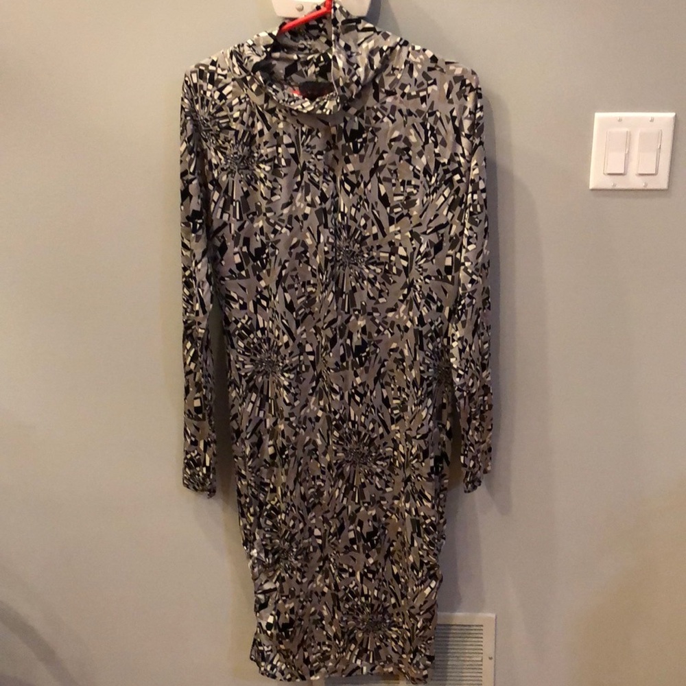 Psychedelic mock turtle dress from Poleci.